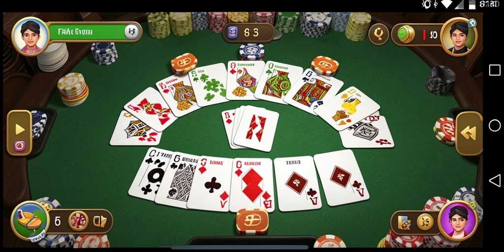 Tampilan utama gameplay Gaple yang seru di 8180.