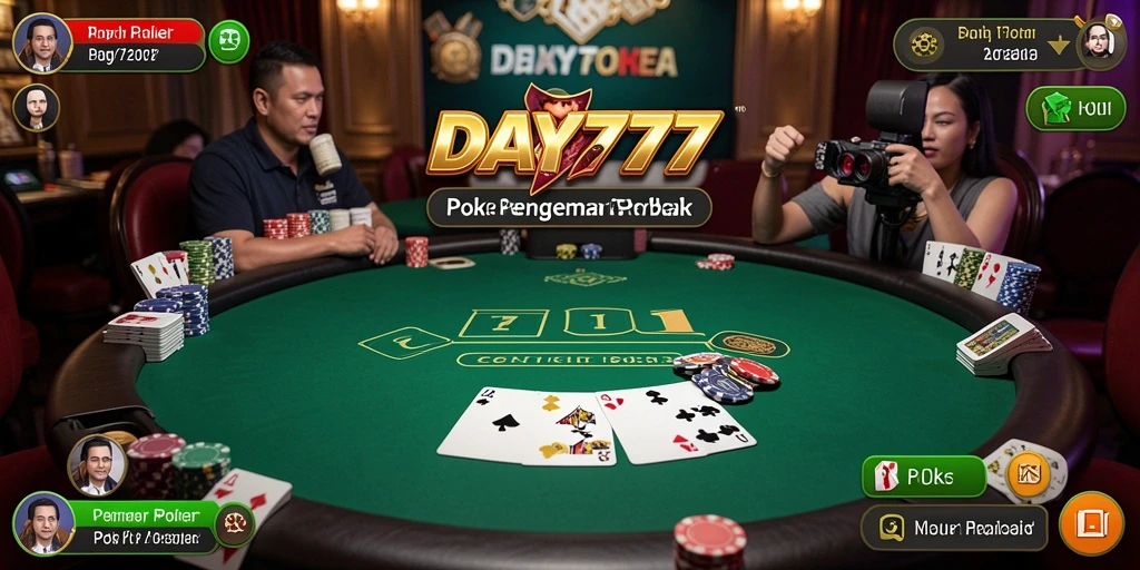 Gameplay menarik dalam permainan Poker yang seru dan menantang.