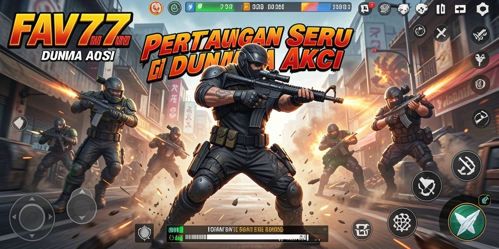 Gameplay FAV77 yang penuh aksi dan tantangan mendebarkan.