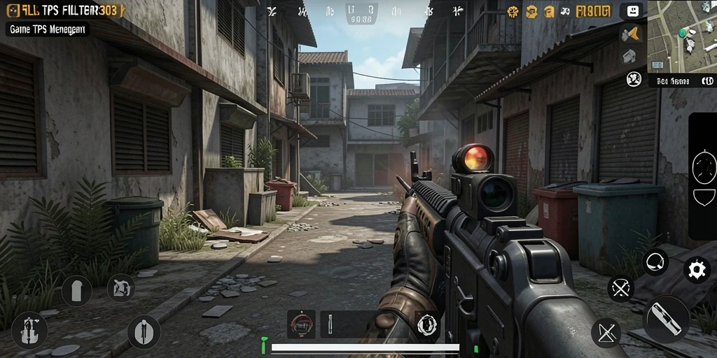 Gameplay FILTER303 yang penuh aksi dan strategi.