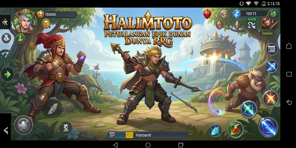 Gameplay epik HALIMTOTO dengan grafis menakjubkan dan karakter dinamis.
