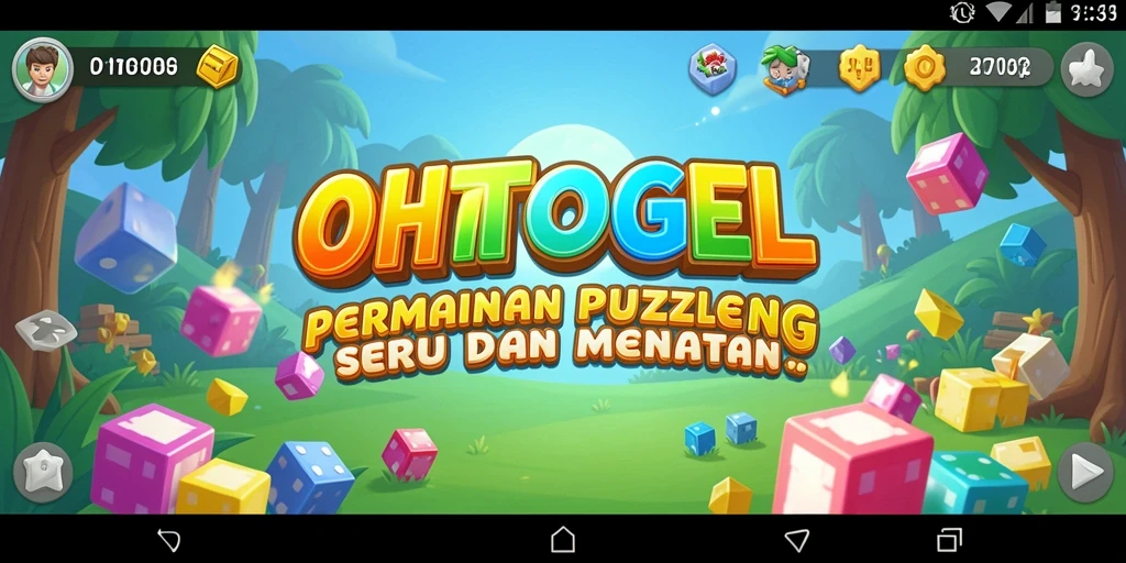 Tampilan permainan Puzzle yang menarik dan menantang.