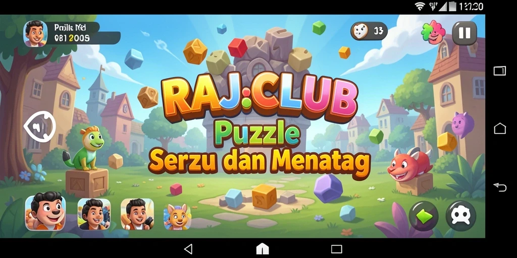 Tampilan gameplay RAJACLUB yang seru dan menantang.