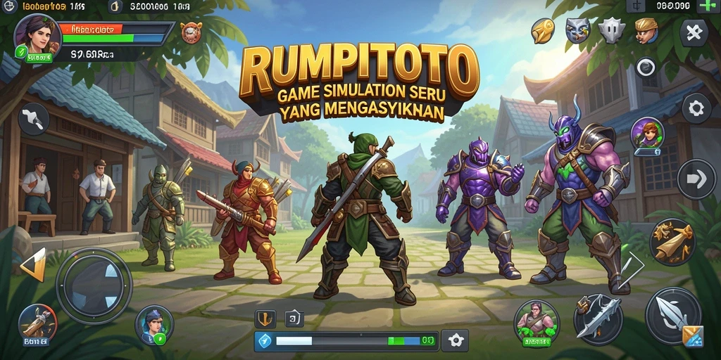 Screenshot RUMPITOTO menunjukkan gameplay simulasi yang mengasyikkan dan interaktif.