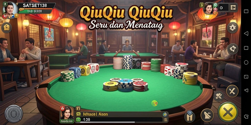 Gameplay QiuQiu yang seru dan kompetitif di SATSET138.