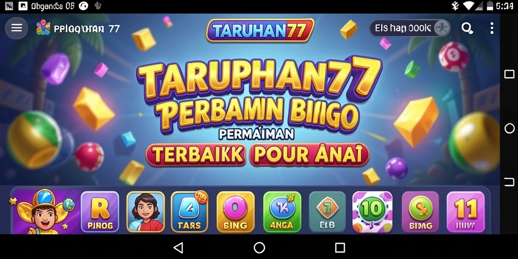 Tangkapan layar menunjukkan keseruan gameplay Bingo di TARUHAN77.